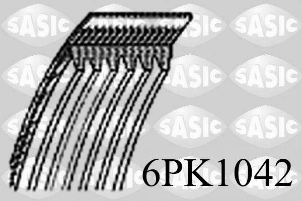 Sasic 6PK1042 - V-Ribbed Belt autospares.lv