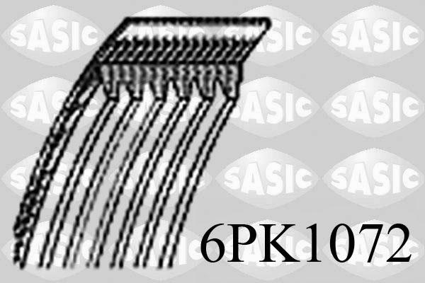 Sasic 6PK1072 - V-Ribbed Belt autospares.lv