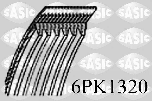 Sasic 6PK1320 - V-Ribbed Belt autospares.lv