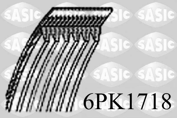 Sasic 6PK1718 - V-Ribbed Belt autospares.lv