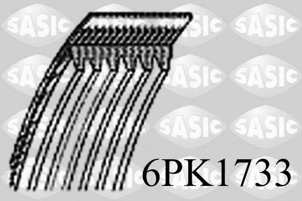 Sasic 6PK1733 - V-Ribbed Belt autospares.lv