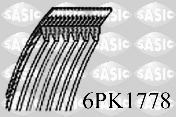 Sasic 6PK1778 - V-Ribbed Belt autospares.lv