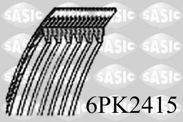 Sasic 6PK2415 - V-Ribbed Belt autospares.lv