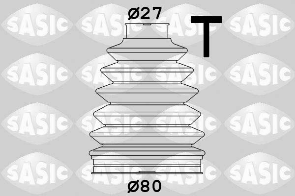 Sasic 1904050 - Bellow, drive shaft autospares.lv