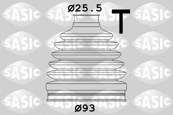 Sasic 1906155 - Bellow, drive shaft autospares.lv