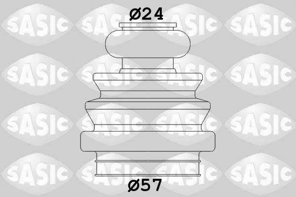 Sasic 1906152 - Bellow, drive shaft autospares.lv