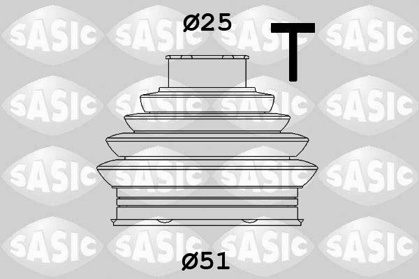 Sasic 1906103 - Bellow, drive shaft autospares.lv