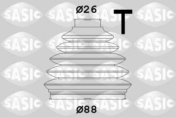 Sasic 1906119 - Bellow, drive shaft autospares.lv