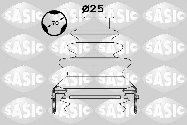 Sasic 1900023 - Bellow, drive shaft autospares.lv