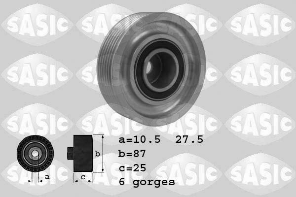 Sasic 1624041 - Pulley, v-ribbed belt autospares.lv