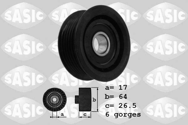 Sasic 1626040 - Pulley, v-ribbed belt autospares.lv