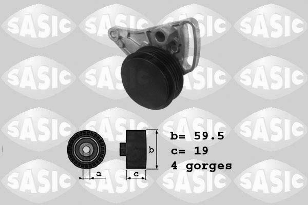 Sasic 1626048 - Belt Tensioner, v-ribbed belt autospares.lv