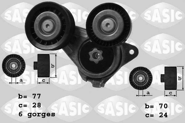 Sasic 1626083 - Belt Tensioner, v-ribbed belt autospares.lv