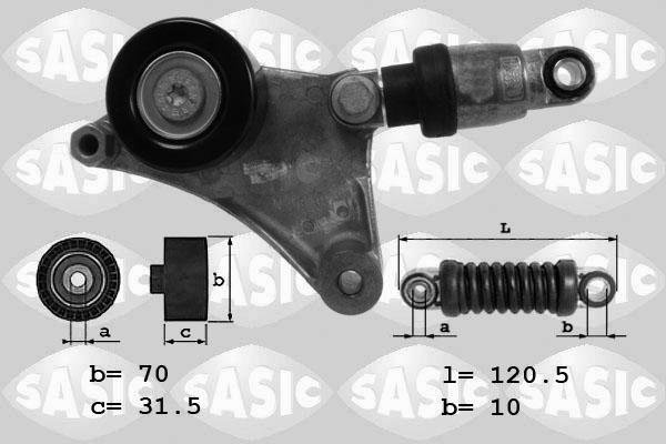 Sasic 1626165 - Belt Tensioner, v-ribbed belt autospares.lv