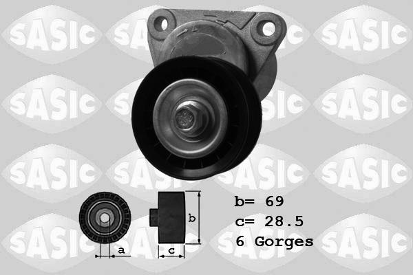 Sasic 1626102 - Belt Tensioner, v-ribbed belt autospares.lv