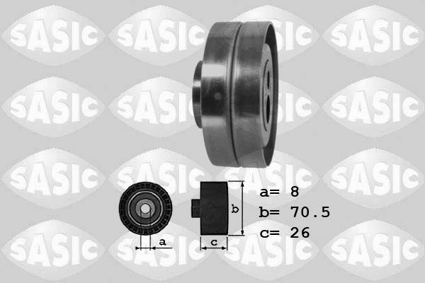 Sasic 1620071 - Pulley, v-ribbed belt autospares.lv