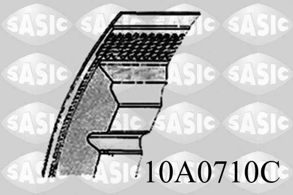 Sasic 10A0710C - V-Ribbed Belt autospares.lv