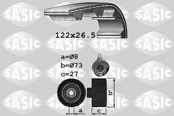 Sasic 1756041 - Timing Belt Set autospares.lv