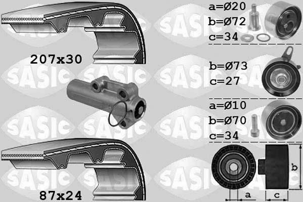 Sasic 1756048 - Timing Belt Set autospares.lv