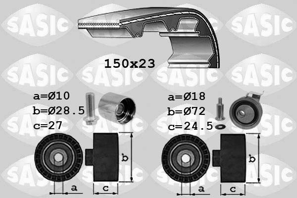 Sasic 1756054 - Timing Belt Set autospares.lv