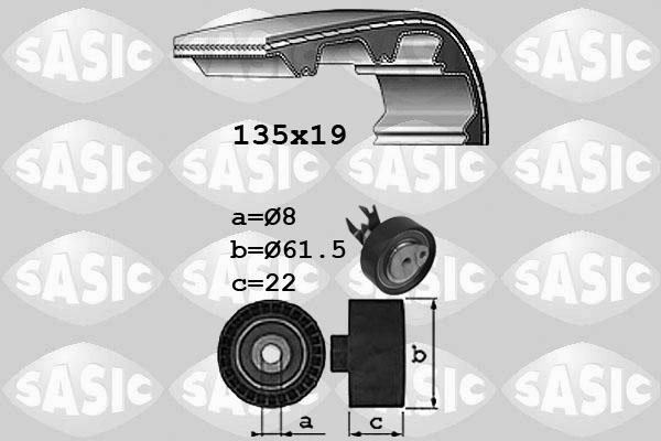 Sasic 1756057 - Timing Belt Set autospares.lv