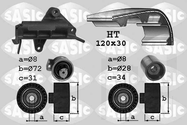 Sasic 1756019 - Timing Belt Set autospares.lv