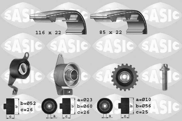 Sasic 1756011 - Timing Belt Set autospares.lv