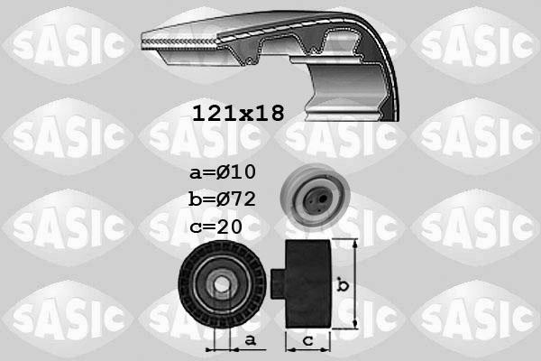 Sasic 1756039 - Timing Belt Set autospares.lv