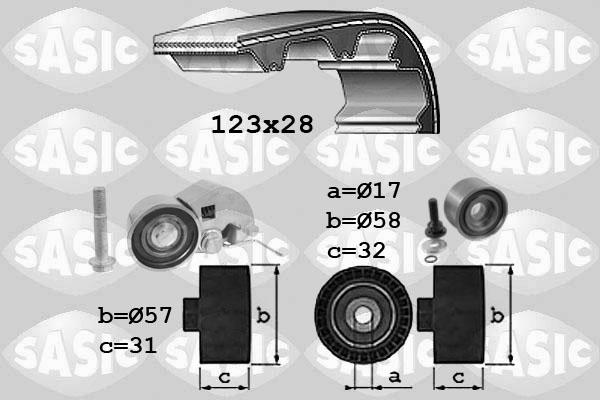 Sasic 1756030 - Timing Belt Set autospares.lv