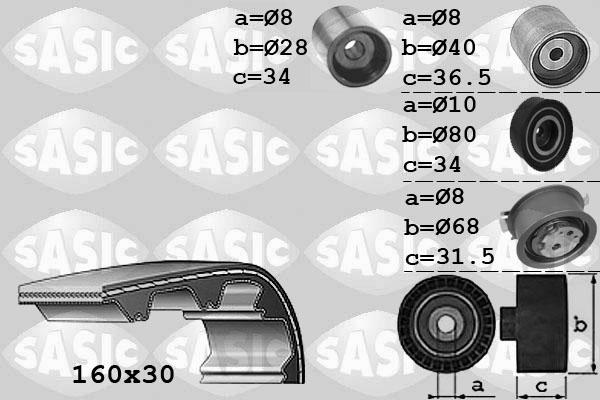Sasic 1756070 - Timing Belt Set autospares.lv