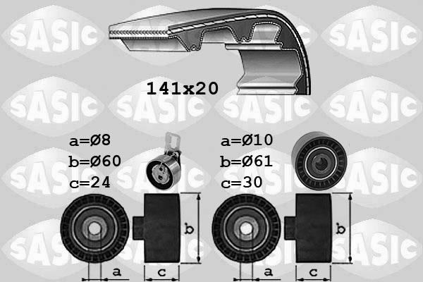 Sasic 1750044 - Timing Belt Set autospares.lv