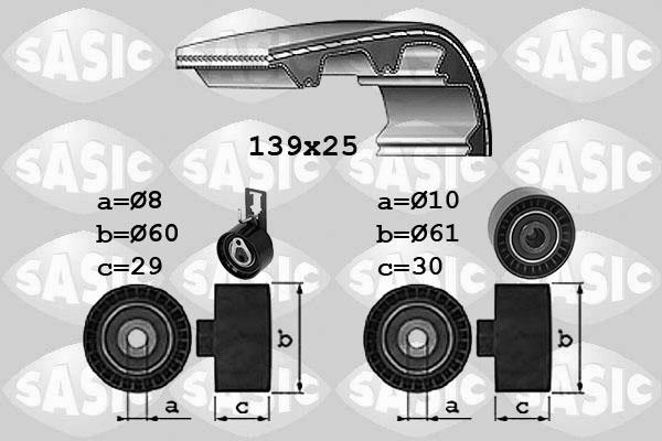 Sasic 1750042 - Timing Belt Set autospares.lv