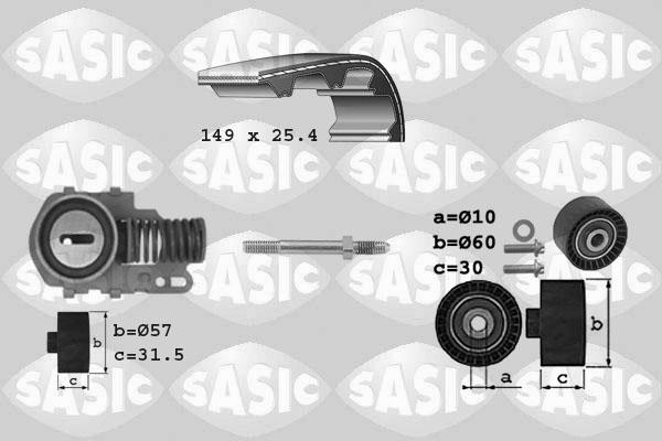 Sasic 1750004 - Timing Belt Set autospares.lv