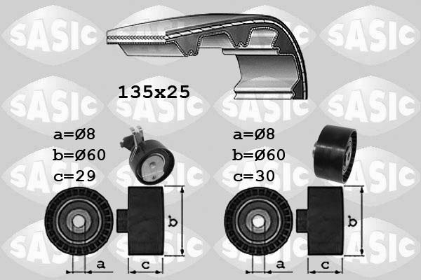 Sasic 1750033 - Timing Belt Set autospares.lv