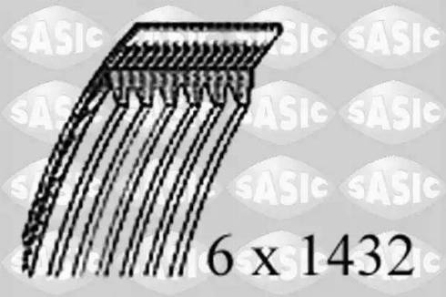 Sasic 1774041 - V-Ribbed Belt autospares.lv