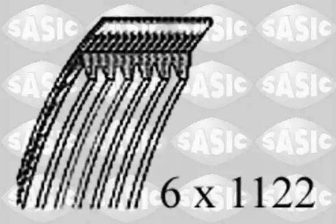 Sasic 1774043 - V-Ribbed Belt autospares.lv