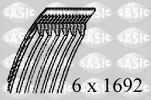 Sasic 1774052 - V-Ribbed Belt autospares.lv