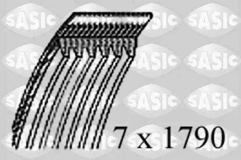 Sasic 1774063 - V-Ribbed Belt autospares.lv