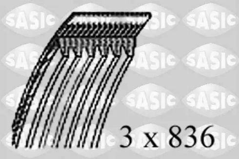 Sasic 1774006 - V-Ribbed Belt autospares.lv