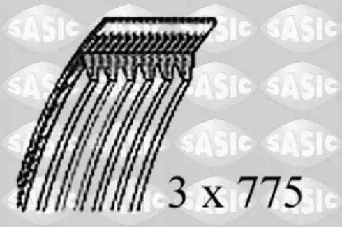 Sasic 1774003 - V-Ribbed Belt autospares.lv