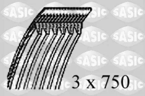 Sasic 1774002 - V-Ribbed Belt autospares.lv