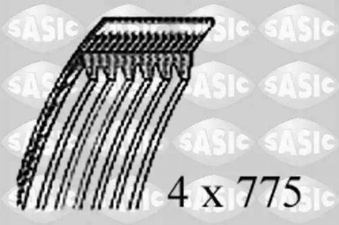 Sasic 1774011 - V-Ribbed Belt autospares.lv