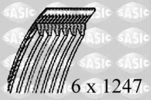 Sasic 1776044 - V-Ribbed Belt autospares.lv