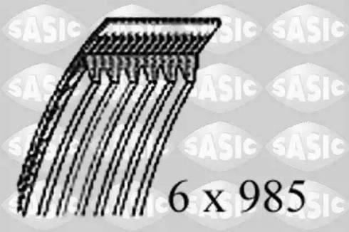 Sasic 1776065 - V-Ribbed Belt autospares.lv