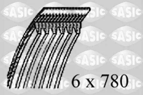 Sasic 1776060 - V-Ribbed Belt autospares.lv