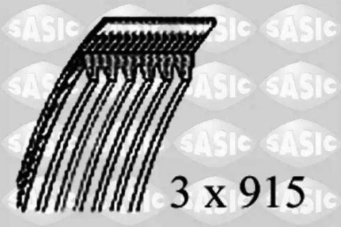 Sasic 1776009 - V-Ribbed Belt autospares.lv