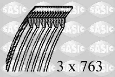 Sasic 1776007 - V-Ribbed Belt autospares.lv