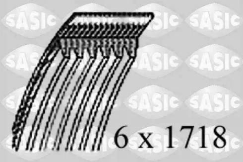 Sasic 1776083 - V-Ribbed Belt autospares.lv