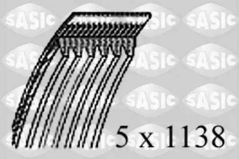 Sasic 1770047 - V-Ribbed Belt autospares.lv