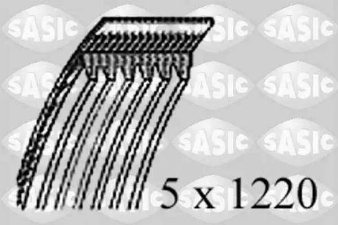 Sasic 1770056 - V-Ribbed Belt autospares.lv